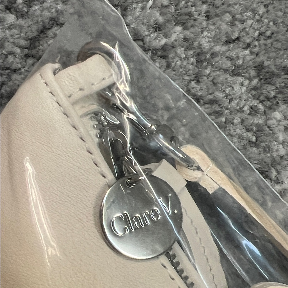 Clare V Lune Cream Studded Shoulder Bag - New in Packaging Never Opened - Picture 8 of 17